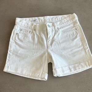 Gap White Denim Shorts